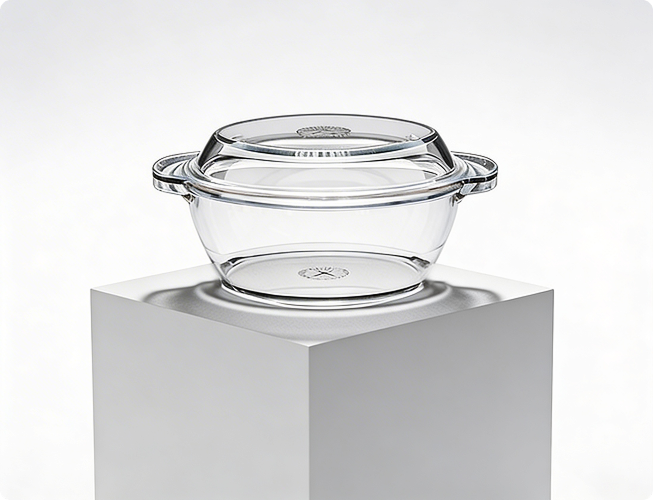 Round casserole with lid small
